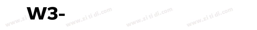 苹果立黑 W3字体转换